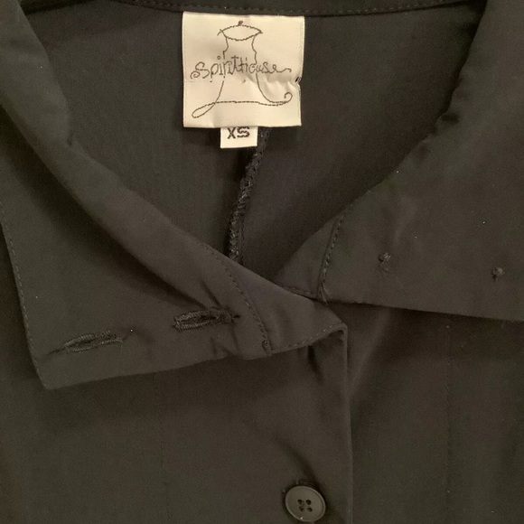 Spirit House Travel Jacket XS Lagenlook Artsy Witchcore Black Grunge - Picture 3 of 8